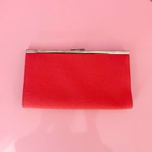 Banana Republic Clutch in Coral